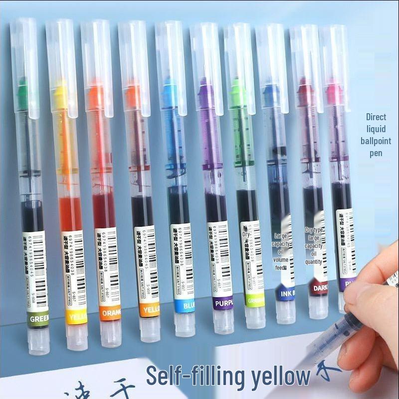 

12-цветные быстросохнущие гелевые ручки-роллеры, большая емкость, игольчатый наконечник 0,5 мм, идеально подходят для студентов и экзаменов.