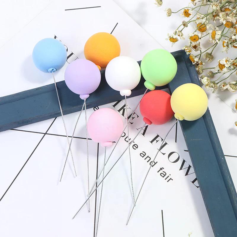8pcs/set 1/12 Dollhouse Miniature Colorful Balloons Doll House Decor Toy