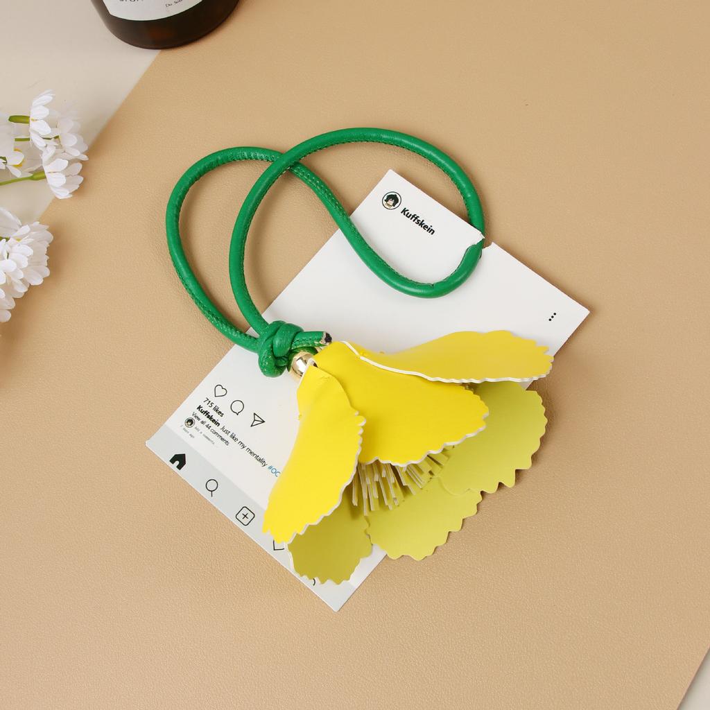 New Luo Jia Paula Premium Sense Fresh Fruit Floral Series Tulip Bag Pendant Keychain