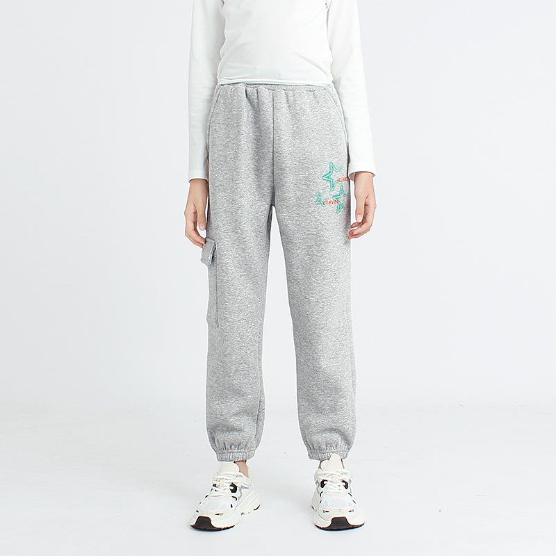 

Зимние брюки из бархата в корейском стиле для девочек - теплые спортивные штаны для детей среднего и старшего возраста 150 cm