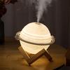 Planet Nachtlicht Luftbefeuchter 200ML Kapazität Leiser USB Mini-Luftbefeuchter mit Holzständer für Zuhause Büro Schlafzimmer Nachttischlampe Schreibtisch-Luftbefeuchter