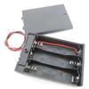 5pcs 2/3/4 Slot AA AAA Battery Holder 1.5V/3V/4.5V/6V AA Battery Box with Leads Wires ON/Off Switch Screw Cap Case Back Cover