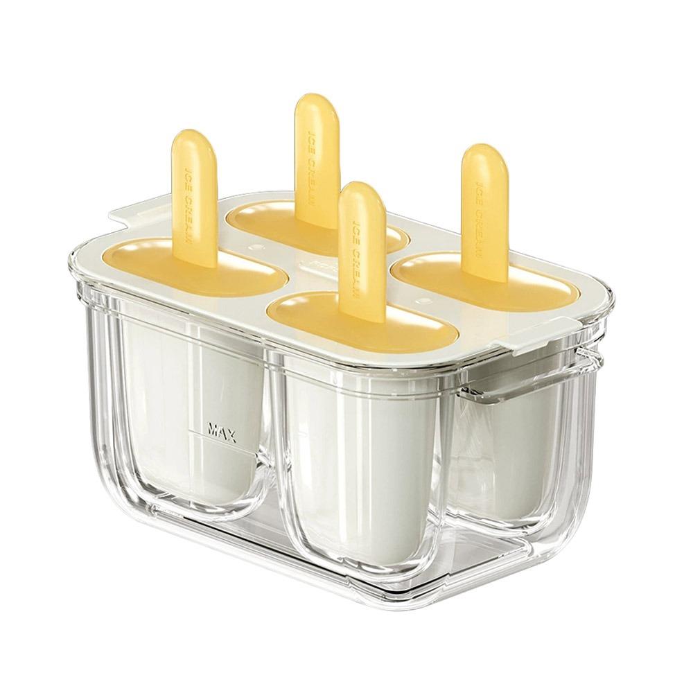 

Форма для літнього морозива ручної роботи, швидкозаморожена форма для виготовлення ескімо, коробка для виготовлення льоду, фруктовий сік жовтий