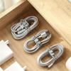 10pcs/20pcs Reusable Silicone Cable Ties Cord Organizer Cute Cable Straps Cord Ties Travel Cable Organizer Elastic Tie Wire Ties