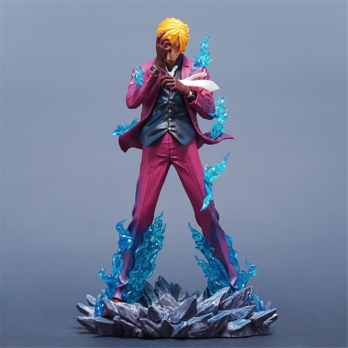 25cm/9.84in Anime  Sanji Action Figures Pvc Statue Desktop Ornamen Collection Model Toys Gifts Sanji