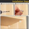 20/10Pcs Studs Pegs Shelf Laminate Support Wardrobe Cupboard Wooden Furniture Glass Plate Transparent Bracket Holder Supplies