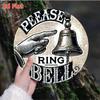 Vintage Aluminum Please Ring Bell Retro Metal Wall Plaque Home Garage Cafe Bar Restaurant Halloween Gift