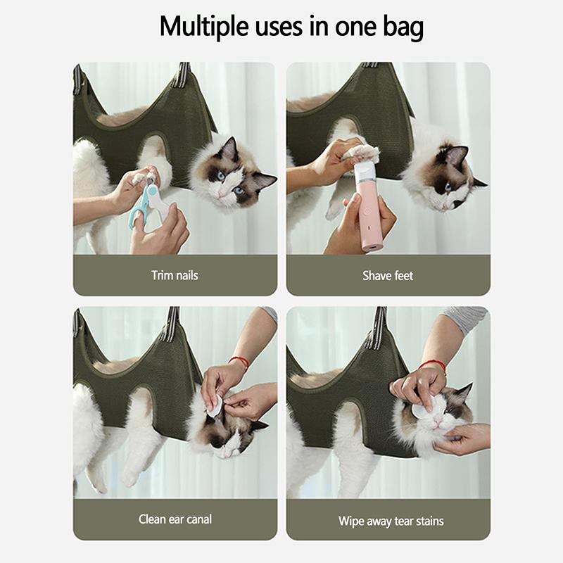 Pet Grooming Hammock Helper Cat Dog Hammock Dogs Repairing Nails In Beauty Hammock Restraint Bag Pet Accessories