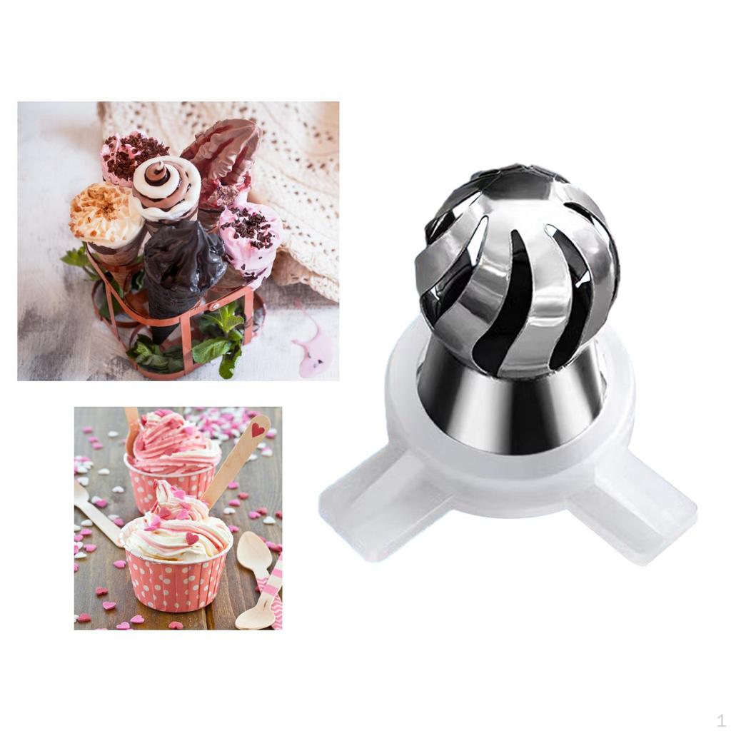 for Ice Cream Machines Flower Design Portable Tool Sorbet Making