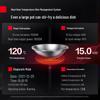 DEMASHI Commercial 25kW Single-Head Induction Wok Stove