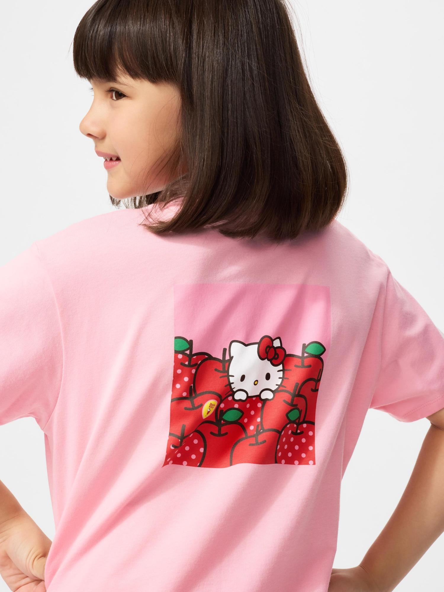 Uniqlo Япония Девочки Персонажи Sanrio Ут 11 PINK/100