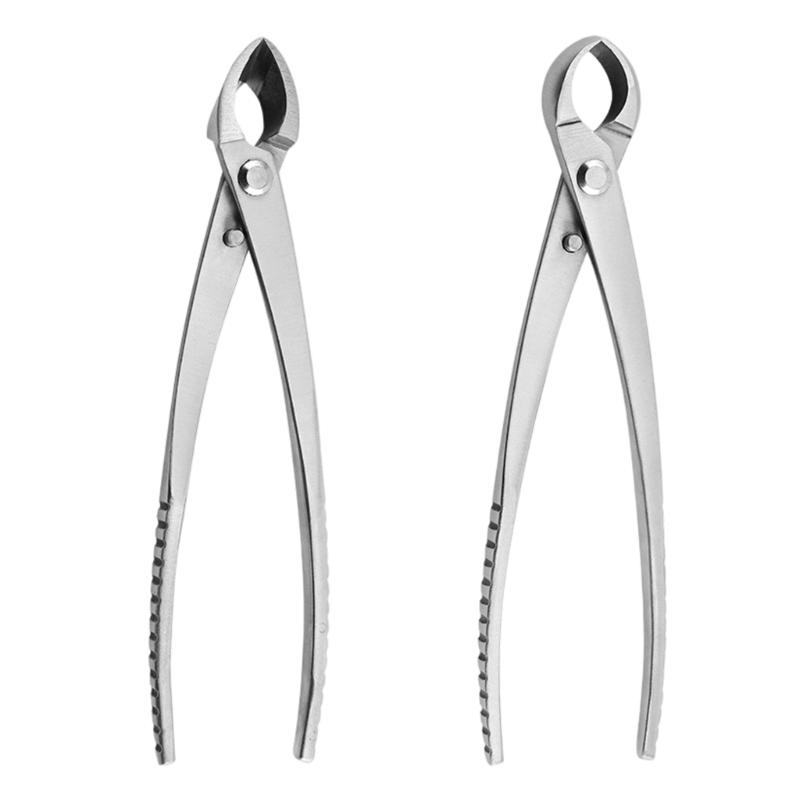 

1set/2Pcs Steel Bonsai Pruning Tools With Knob Cutter Branch Pliers For Garden Plant Precise Trimming Gardening Task 1