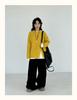 Becabeau Women's Winter Loose Knit Sweater, Plus Size, Korean Casual Style, Split Design, Crew Neck