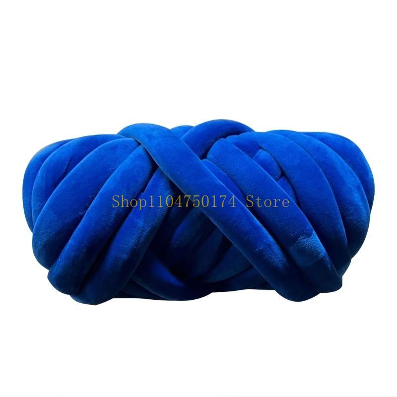 Chunky Tube Yarn for Knitting Soft and Plush Crystal Braid Cotton Thread top sale