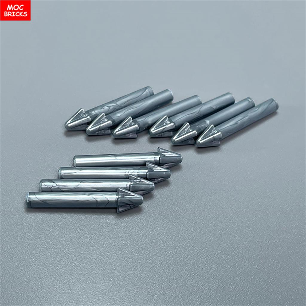 Non-Toxic Moc Bricks Fork Harpoon 4Cm Action Figure Ninja Arrows 18041 Diy Toys Educational Building Blocks Kids Gifts