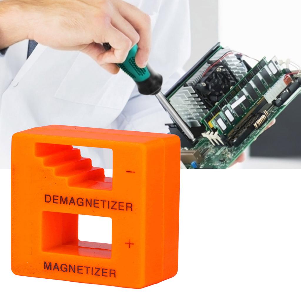 Magnetizer Demagnetizer ABS Portable Tool for Screwdriver Bit Screw Nut Tweezers