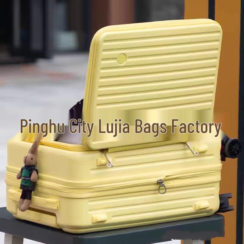 Li Shen Natural Fish Expandable Side-Opening Travel Luggage 24-26 inch