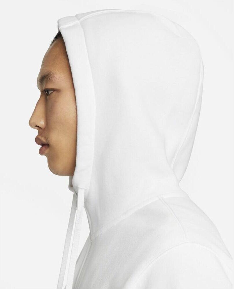 Куртка Nike Hoodie Club Fleece (BV2645) белый/черный