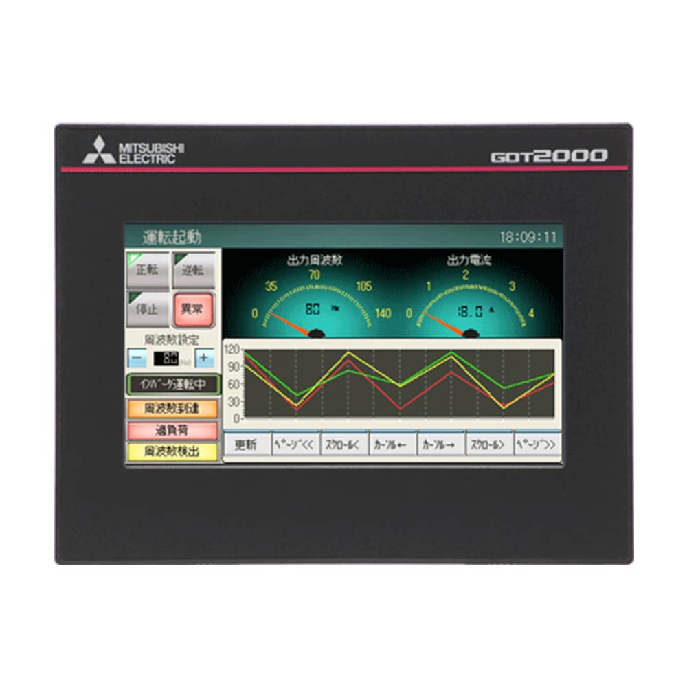 

Mitsubishi Electric Display GOT2000 Touch Panel Display GT21 Main Unit Screen Size inch Color LCD NN GT2104-RTBD 4.5