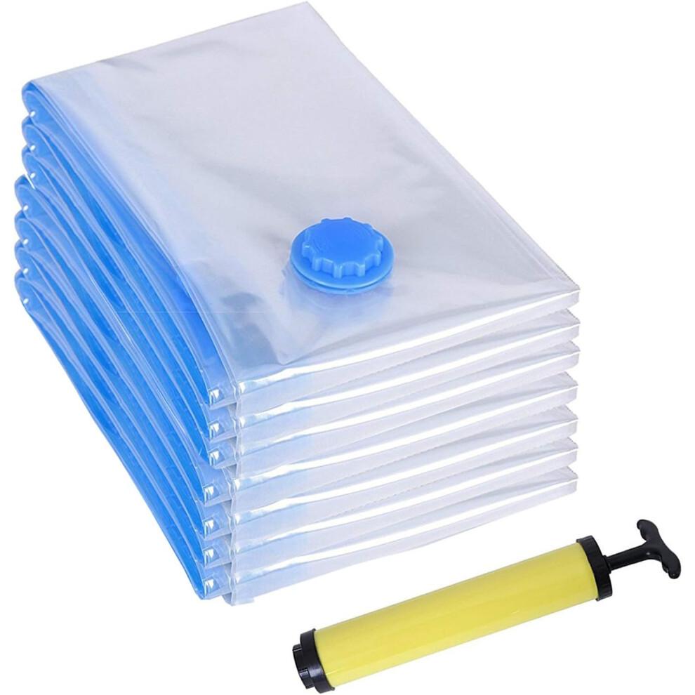 Sleek Storer: Vacuum Sealed Storage Solutions, Compression Bags for Space Saver Vacuum Storage, 80x60cm, Reusable Vacuum Bags