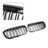 2PCS Gloss Black Front Kidney Grill Grille Fit BMW 2 Series F45 F46 2018-2021