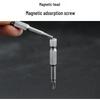 Plum Blossom S2 Magnetic Hex Screwdriver Set - 6.35mm Pneumatic Drill Bit Set