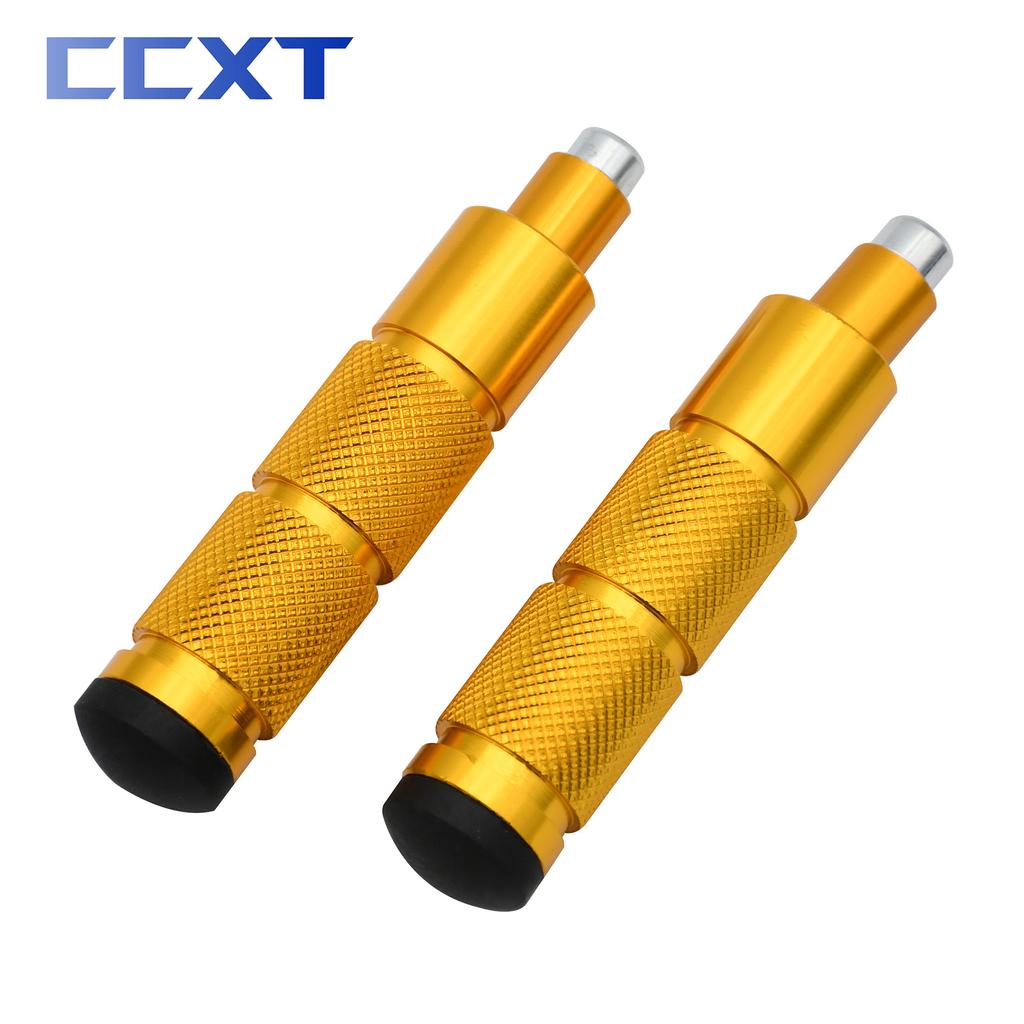 Motorrad Bike Scooter Dirt Bike M8 CNC Fußstützen Fußrasten Pedale Für Kawasaki Honda KTM Yamaha Suzuki Motocross ATV