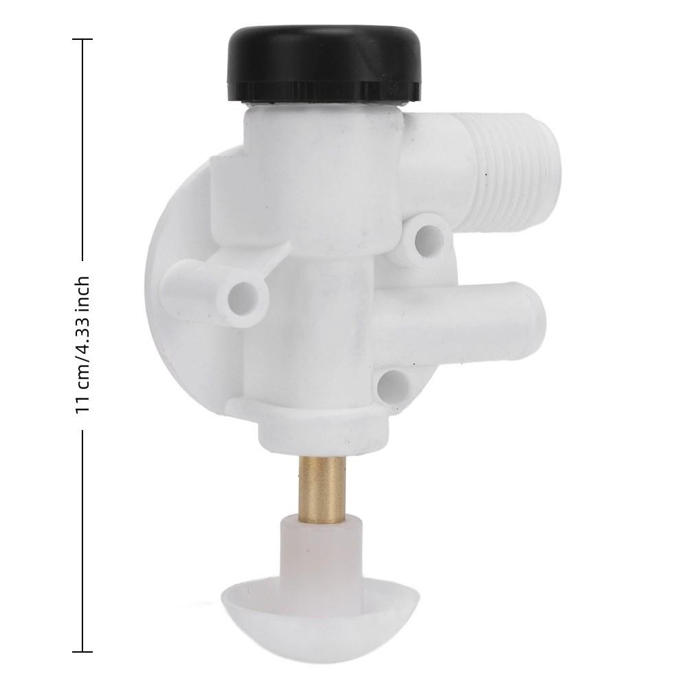 ABS Plastic Camper Toilet Valve Kit Leak Resistance Toilet Water Valve Parts  Camper Toilet