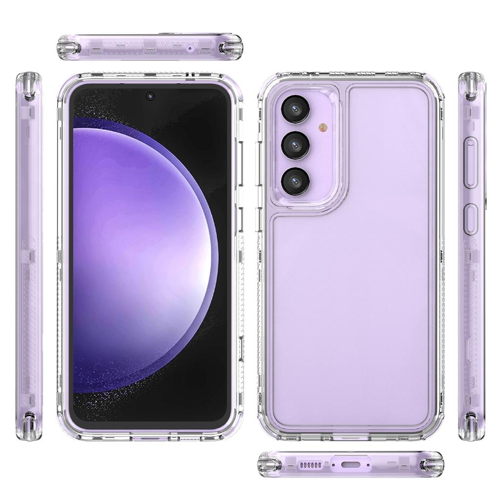 Dla Samsunga Galaxy S23 FE Etui Przezroczyste Akrylowe+TPU Odporne na zarysowania Pokrowiec na telefon