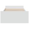 Bed Frame with Storage White 80 x 200 cm Engineered Wood