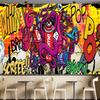 3d Large Cartoon Graffiti Mural Creative Graffiti Wall Mural Bedroom Living Room Wall Paper Home Decor