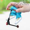 Alloy Finger Scooter Set with Finger Pants and Shoes - Toy Set for Kids