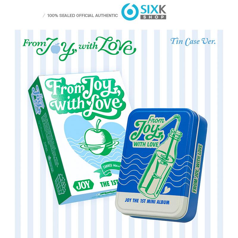 

[Предзаказ] JOY(КРАСНЫЙ ВЕЛЬВЕТ) - 1-й мини-альбом [From JOY, with Love] Версия в жестяной коробке. (Умный альбом) [NO POB]