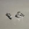 Eye Ear Clip - Genderless Hip-Hop Zirconia Limited Edition Design Elegant and Luxurious Multi-Purpose Couple Earrings