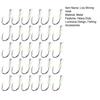3/10/20/30Pcs Luminous Live Shrimp Fixing Hook Heavy Duty Metal Barbed Fishhook Freshwater Saltwater Catfish Bass Fishing Hook Fishing Accessories