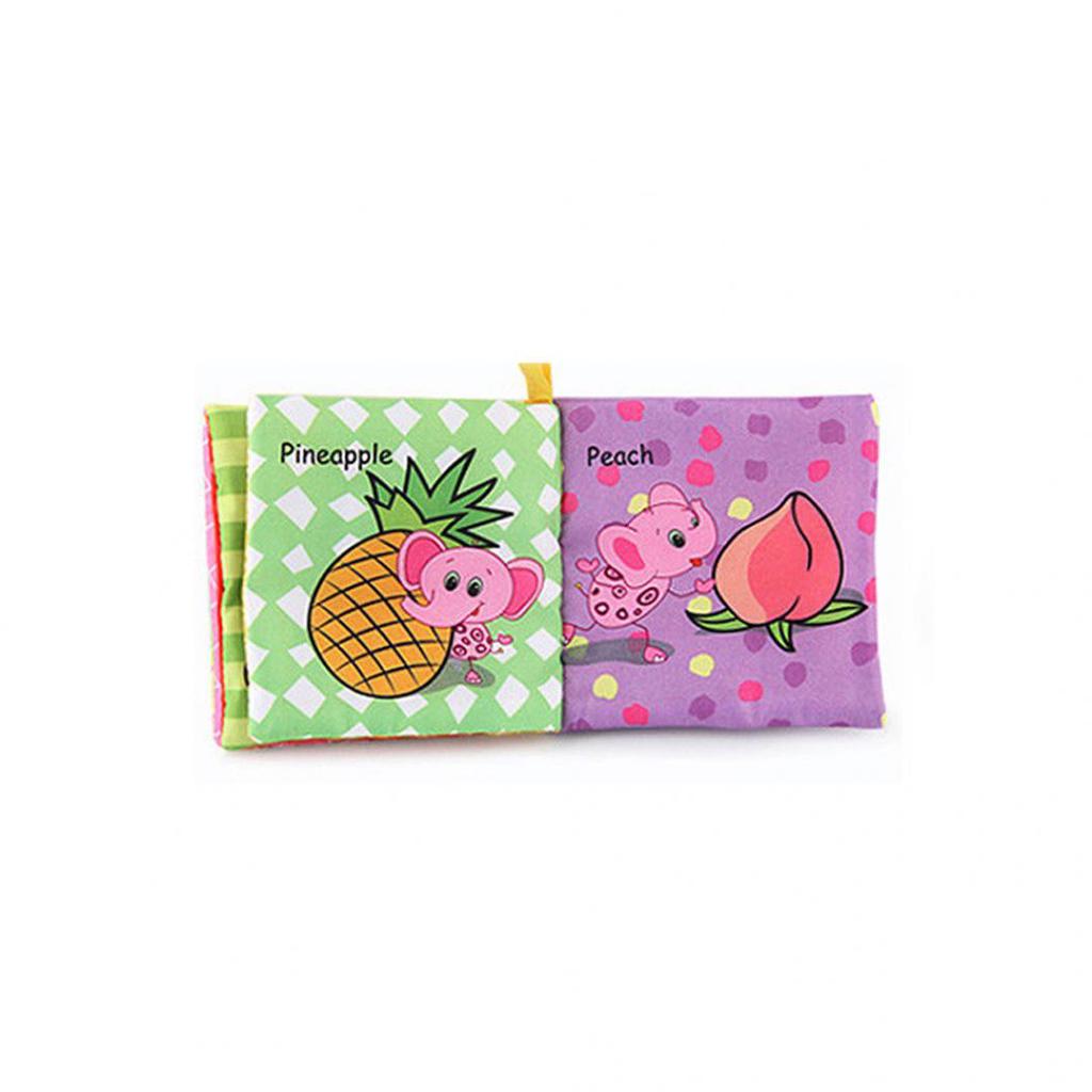 Baby Sound Fabric Cloth Books Intelligence Development Learning Educational Toys