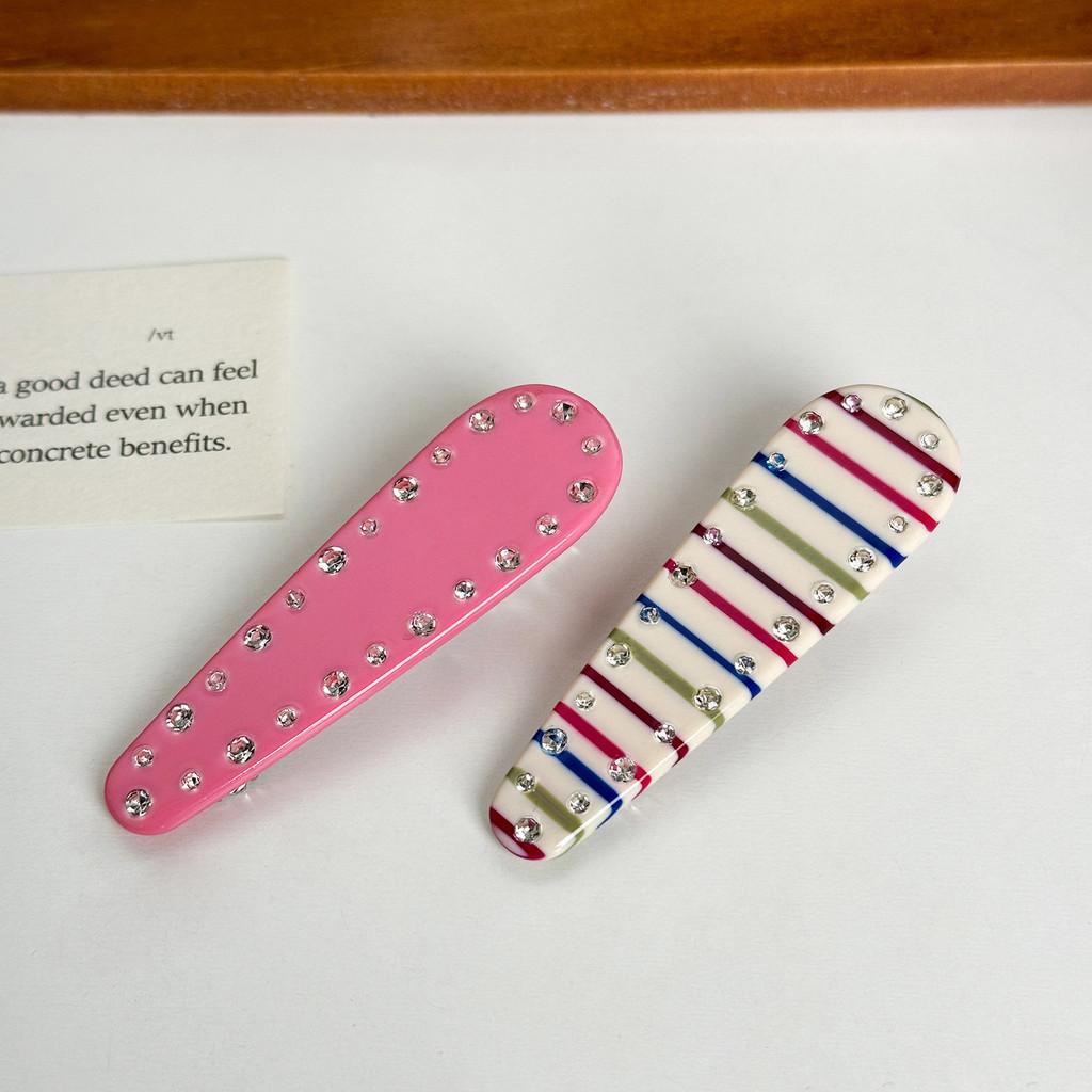 Elegant Spring Clip With Rhinestones For Chic Hairstyling In Versatile Colors And Designs