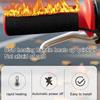 Heated Grips 3-Temp 5V Wrap USB Port Winter Handlebar Cover For Men Women Highway Daily Touring Biking Outdoor Commuting Night