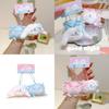Plush Rabbit And Pillow Keychain With Bow Tie And Nightcap Decor For Cute Bag Accessories