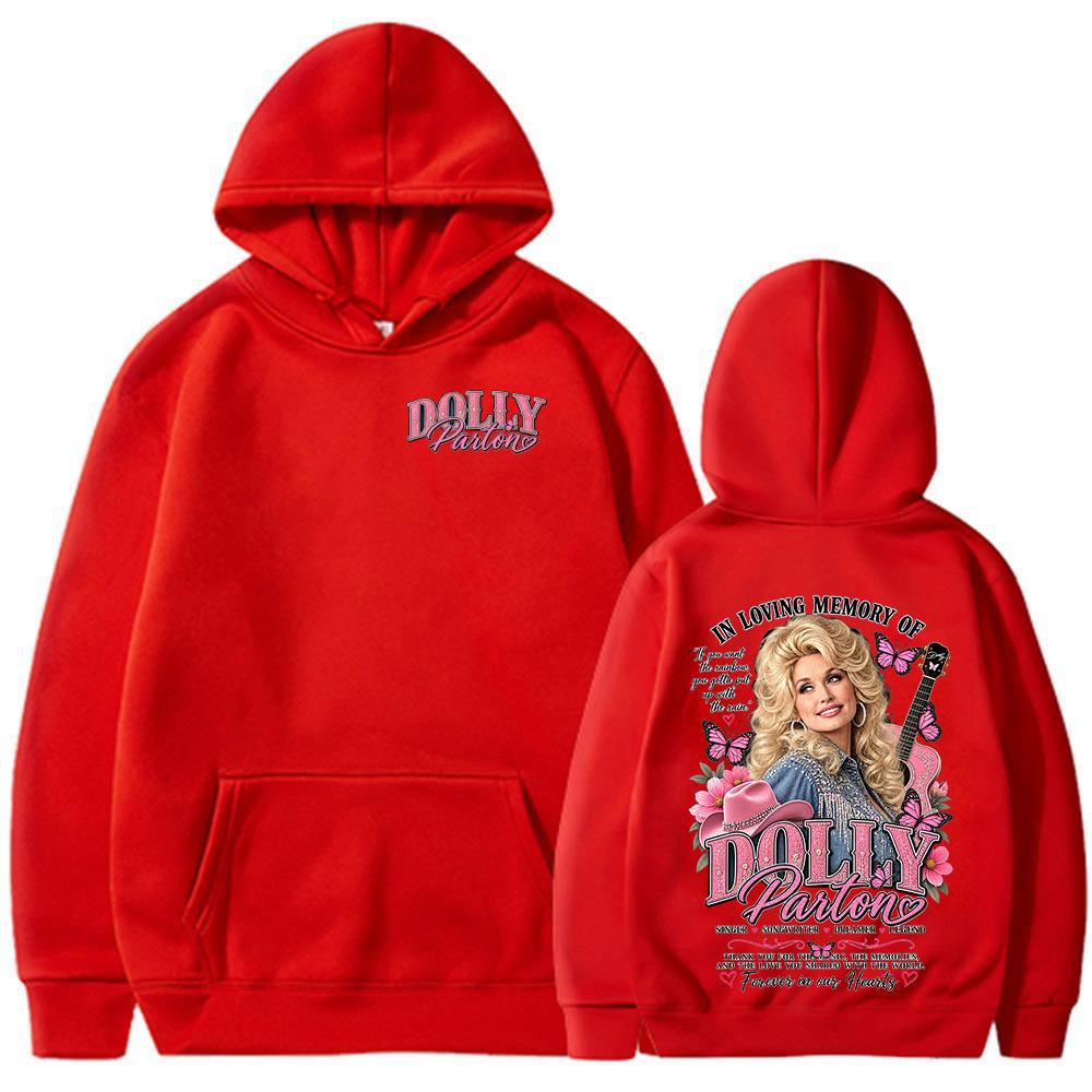 Tribute 1946- Legend Country Music Dolly Parton Hoodies Men Women Clothing Fashion Long Sleeve Hooded Sweatshirts Pullovers