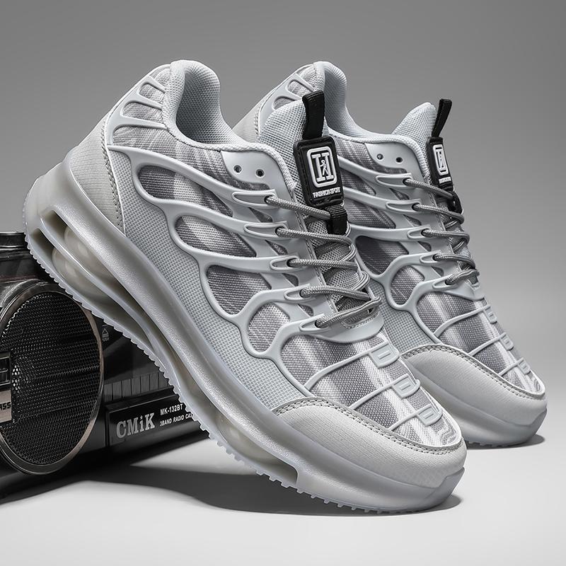 

New Wear-resistant Anti-slip Breathable Trendy Sports Shoes Lightweight Versatile Rebound Hiking Shoes Large Size 39 серый
