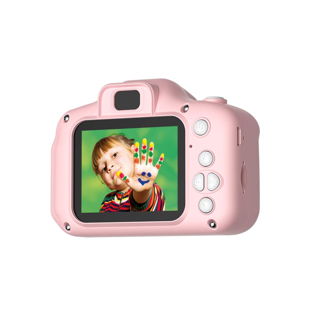 AGFA Photo Realikids Cam Mini - Kids Camera, Photo & Video, 2-inch LCD Screen, Anti-shake, Photo Filters, Lithium Battery - Pink
