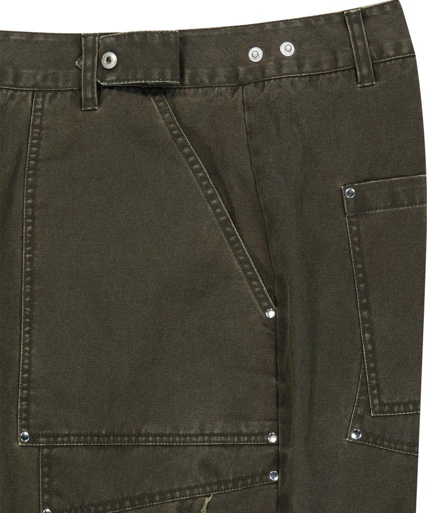 OFFGRID Structure Cotton Washed Pants - Brown