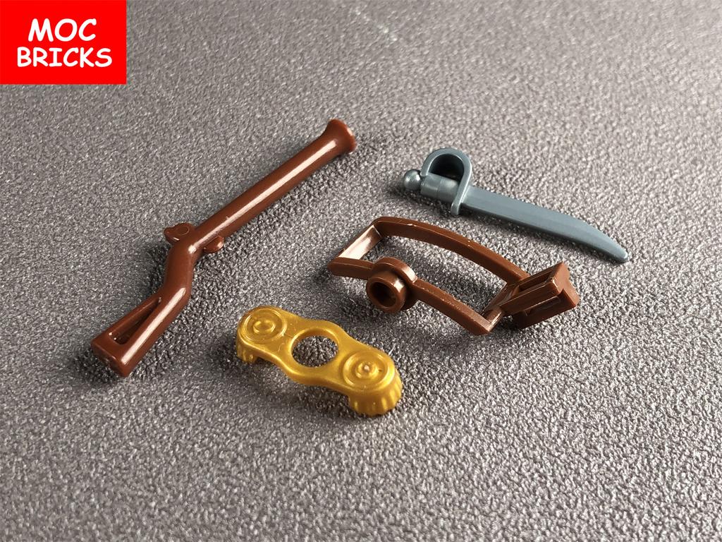 6 наборів/лот MOC Цеглинки Піратський Мушкет Зброя Імператорського Солдата Пістолет 2561 Навчальні Фігурки Блоки Подарунки для Дітей Ляльки
