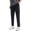 FILA A.P. Classic Minimalist Basic Sports Training Versatile Comfortable Solid Color Woven Casual Pants Men pants Deep-Black A11M621814FBK
