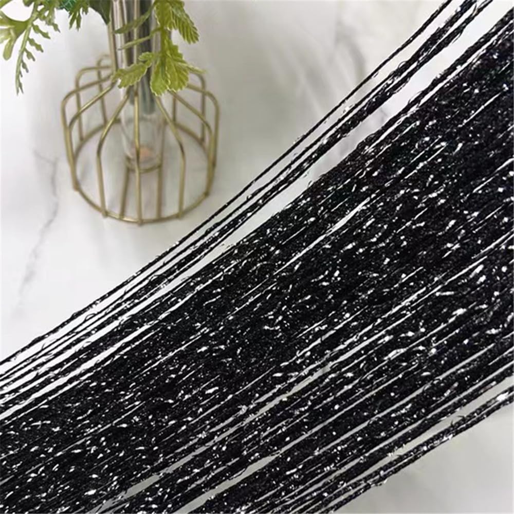 Ave Split Decorative Door String Curtain Wall Panel Fringe Window Panel Drapes Room Divider Blind Divider Tassel Screen Home 100cm*200cm