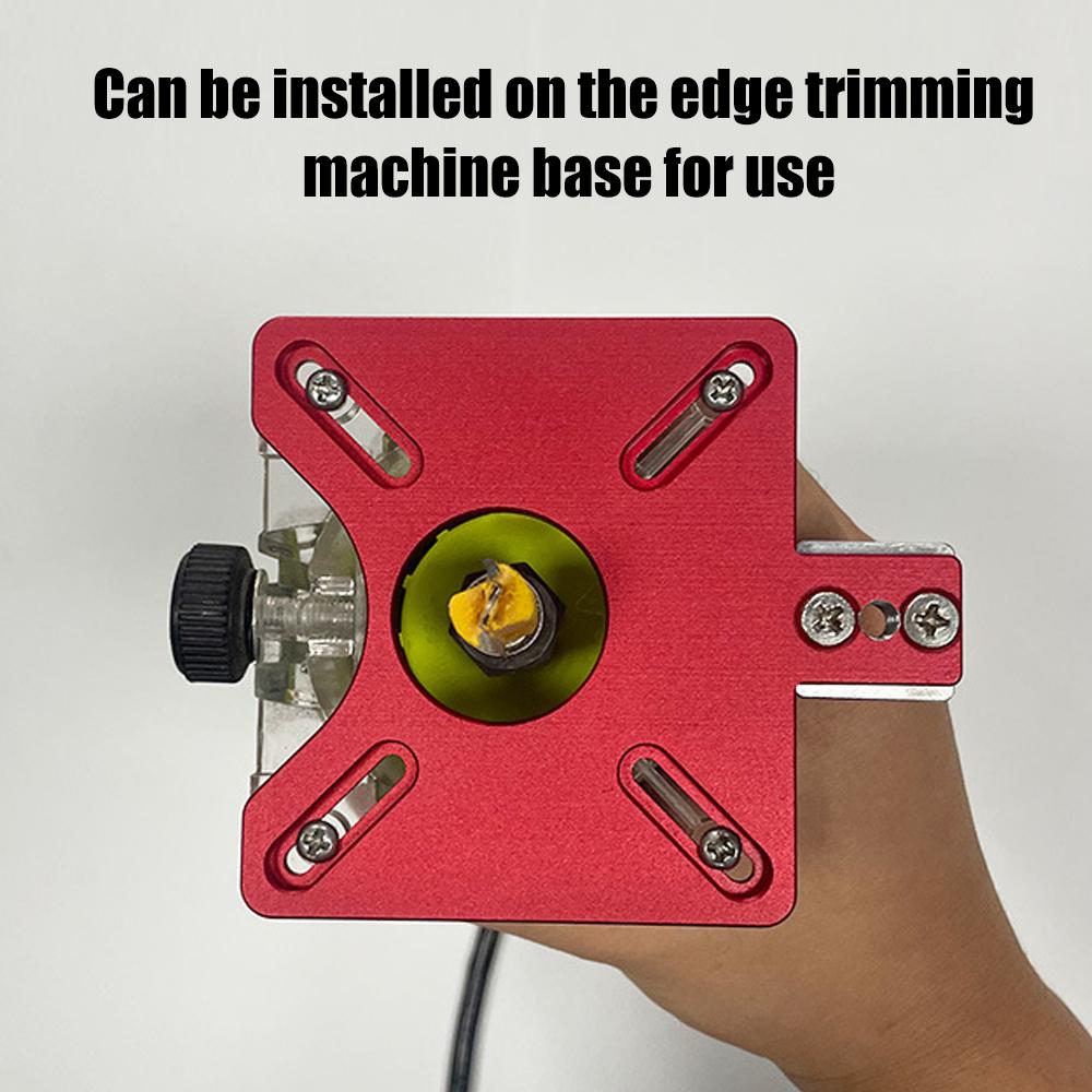 New Bracket for Trimmer Machine Edge Guide Positioning Cutting Board Tool Hole Opener Woodworking Router Circle Milling Groove
