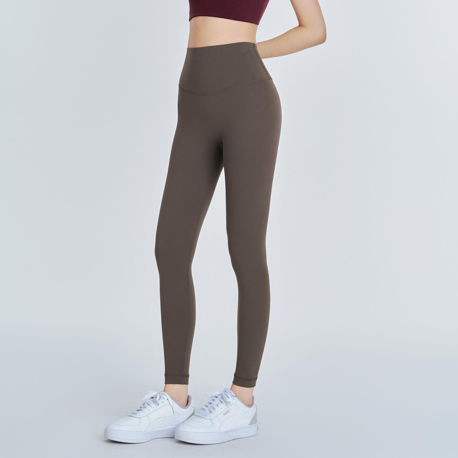 

High-Waist Lycra Yoga & Running Leggings with Tummy Control for Women M