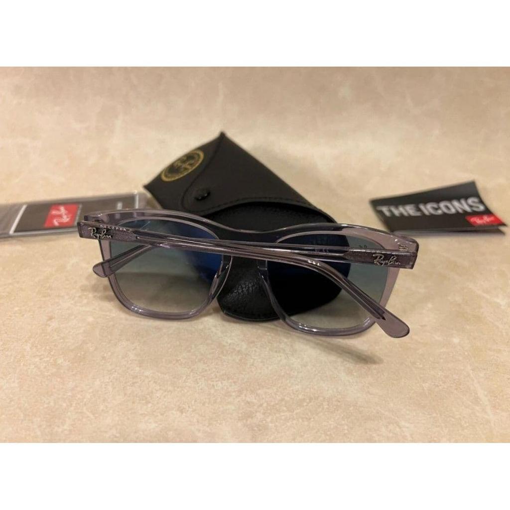 Used Ray-Ban Sunglasses Gradient Lens Clear Frame