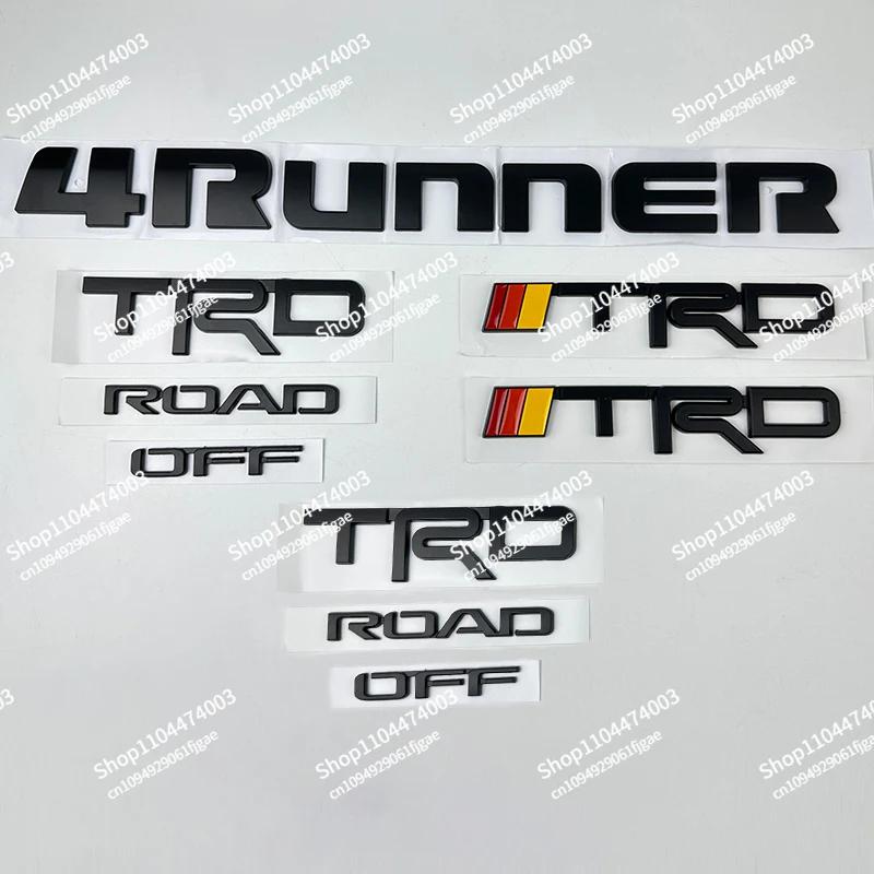 Suitable for Toyota 4RUNNER TRD Matte Black Letter Badge Replacement Self-adhesive Back AC9